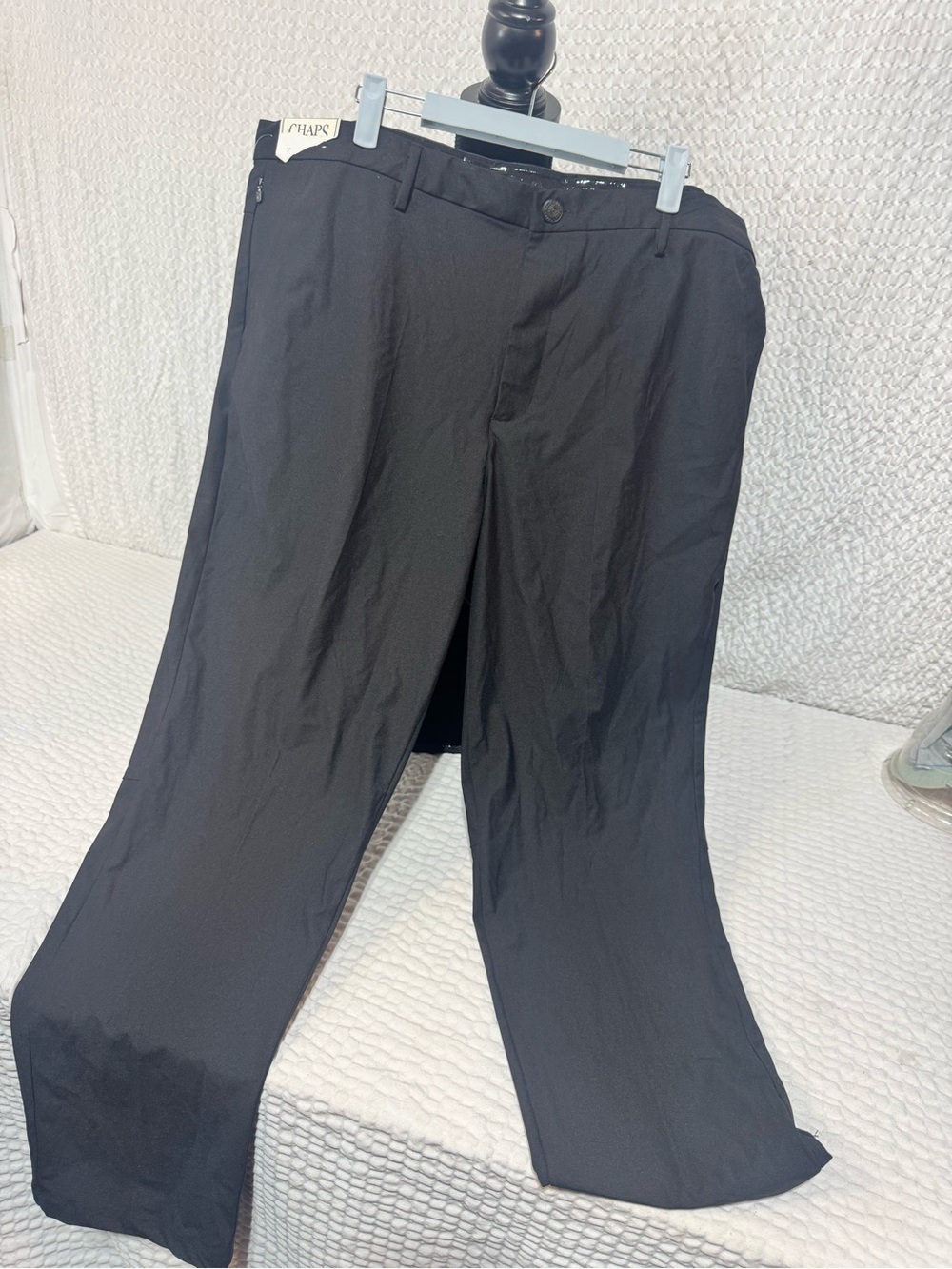 Chaps golf  Men's Black Chinos - Straight Leg 40x30